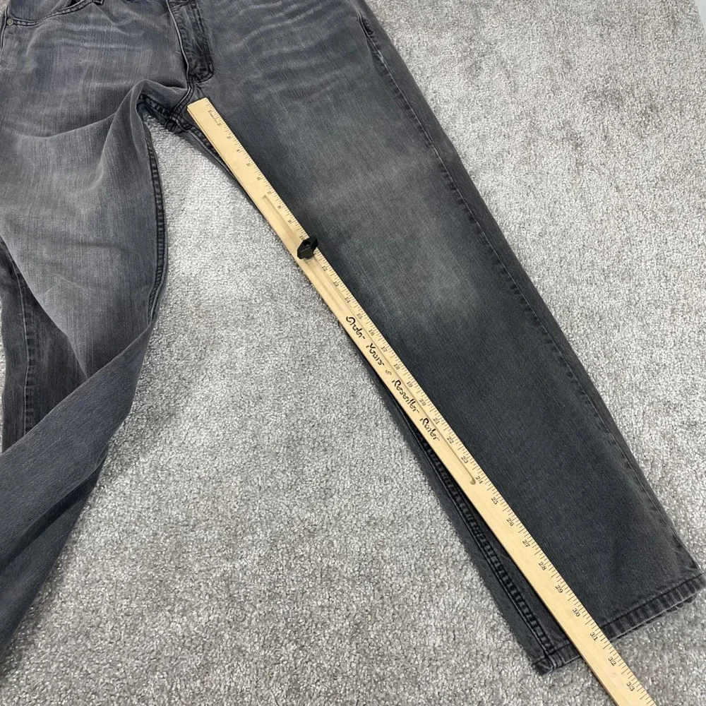 Harley Davidson Jeans Mens 36 x 31 Straight Faded Y2K Biker Moto (Tag 36x34)